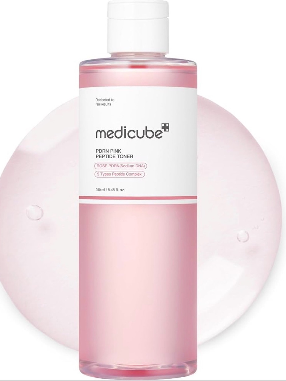 NIB medicube PDRN Toner Rose PDRN Peptide Toner 8.45 fl.oz